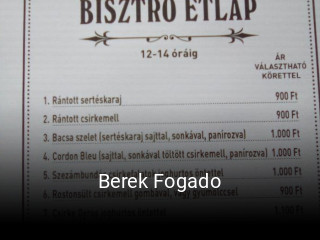 Berek Fogado