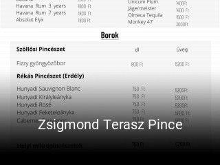 Zsigmond Terasz Pince