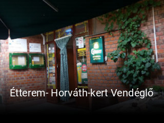 Étterem- Horváth-kert Vendéglő