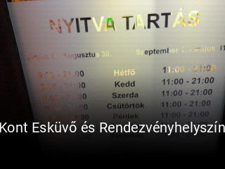 Kont Esküvő és Rendezvényhelyszín