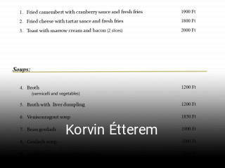 Korvin Étterem