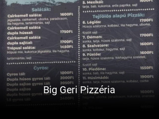 Big Geri Pizzéria