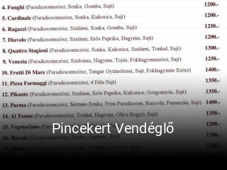 Pincekert Vendéglő