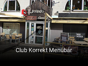 Club Korrekt Menübár