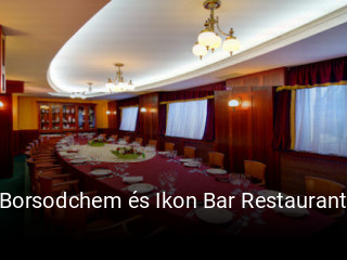 Borsodchem és Ikon Bar Restaurant