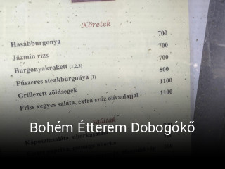 Bohém Étterem Dobogókő