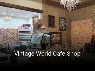 Vintage World Cafe Shop