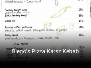 Biego's Pizza Karsz Kebab
