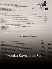 Ivánka Kávézó és Falatozó Pátka