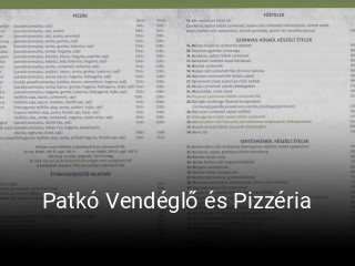 Patkó Vendéglő és Pizzéria