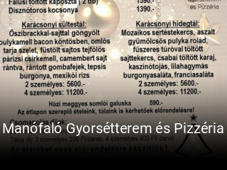 Manófaló Gyorsétterem és Pizzéria