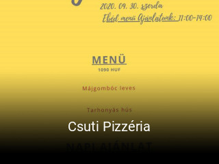 Csuti Pizzéria