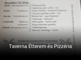 Taverna Étterem és Pizzéria