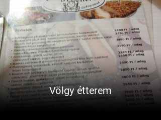 Völgy étterem