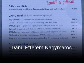 Danu Étterem Nagymaros