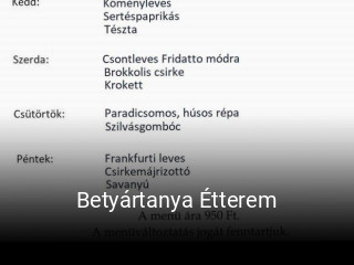 Betyártanya Étterem