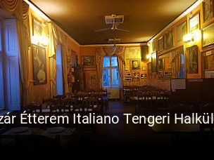 Cézár Étterem Italiano Tengeri Halkülönlegességek